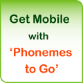 Phonemes to Go.  Phonics on the move.  Download free animations. 